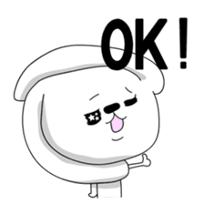 Dog rabbit sticker #1258231