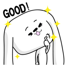 Dog rabbit sticker #1258234