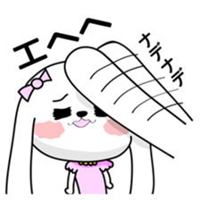 Dog rabbit sticker #1258238