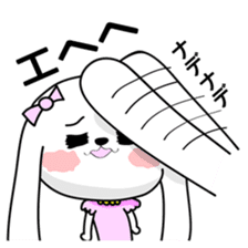 Dog rabbit sticker #1258238