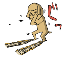 Fighting Dog "SHIRO" sticker #1258527