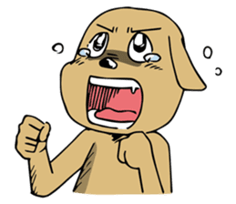 Fighting Dog "SHIRO" sticker #1258534