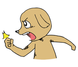 Fighting Dog "SHIRO" sticker #1258542