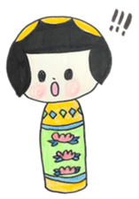 kokesi chan sticker #1259489