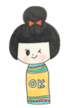 kokesi chan sticker #1259491