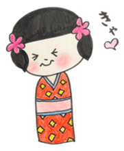 kokesi chan sticker #1259493