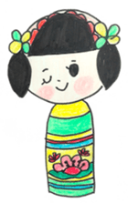 kokesi chan sticker #1259494