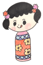 kokesi chan sticker #1259504