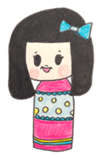 kokesi chan sticker #1259508