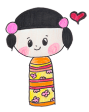 kokesi chan sticker #1259509