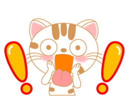 The Everyday Life of a Funny Cat Part 2 sticker #1259950