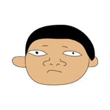 Japanese Bald old man sticker #1259992