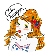 sweet girl sticker #1260043