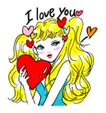 sweet girl sticker #1260046