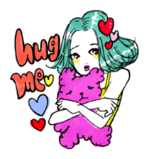 sweet girl sticker #1260048