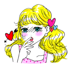 sweet girl sticker #1260059