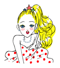 sweet girl sticker #1260061