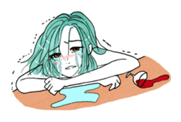 sweet girl sticker #1260064