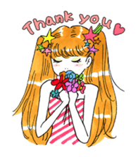 sweet girl sticker #1260067