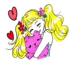 sweet girl sticker #1260068