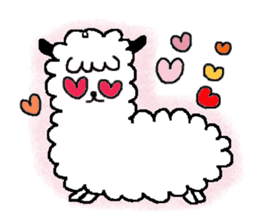 Good friend Alpaca sticker #1260850