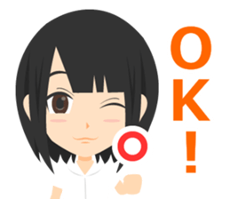 Schoolgirl Sticker sticker #1261164