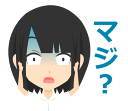 Schoolgirl Sticker sticker #1261181