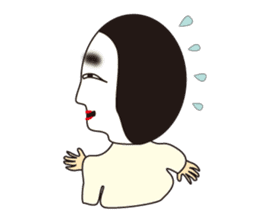 "NO-MEN" of Japanese traditional arts sticker #1261443