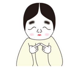 "NO-MEN" of Japanese traditional arts sticker #1261444