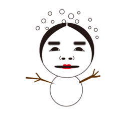 "NO-MEN" of Japanese traditional arts sticker #1261449