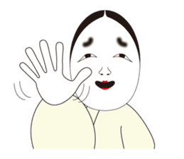 "NO-MEN" of Japanese traditional arts sticker #1261454