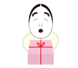 "NO-MEN" of Japanese traditional arts sticker #1261460