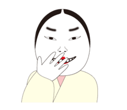 "NO-MEN" of Japanese traditional arts sticker #1261461