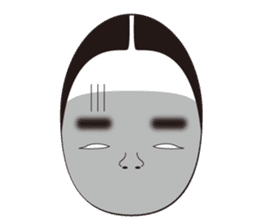 "NO-MEN" of Japanese traditional arts sticker #1261463