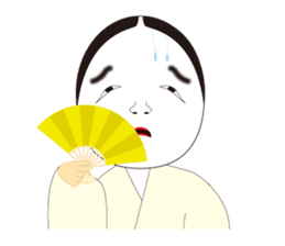 "NO-MEN" of Japanese traditional arts sticker #1261467