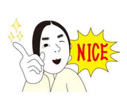 "NO-MEN" of Japanese traditional arts sticker #1261470