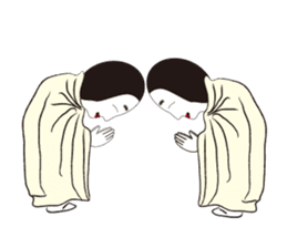 "NO-MEN" of Japanese traditional arts sticker #1261474