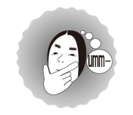 "NO-MEN" of Japanese traditional arts sticker #1261479