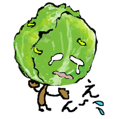 The rotten vegetables