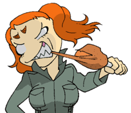 Dog woman (Inujo) sticker #1262867