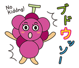 FRUITS AND VEGETABLES WORD CHAIN sticker #1262970