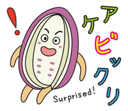 FRUITS AND VEGETABLES WORD CHAIN sticker #1262988