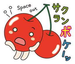 FRUITS AND VEGETABLES WORD CHAIN sticker #1262994