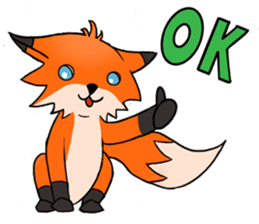 Cute Little Fox sticker #1263166