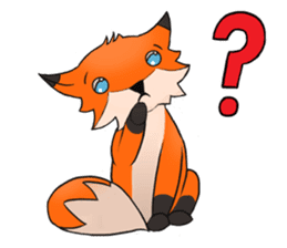 Cute Little Fox sticker #1263169