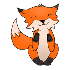 Cute Little Fox sticker #1263172