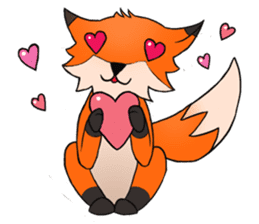 Cute Little Fox sticker #1263174