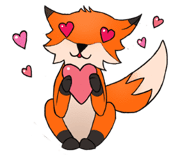 Cute Little Fox sticker #1263174