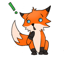 Cute Little Fox sticker #1263184