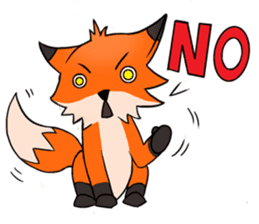 Cute Little Fox sticker #1263195